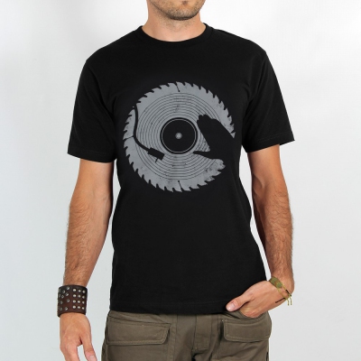 T-shirt  Dj Scie Circulaire , Noir
