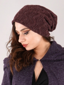 Gros bonnet dread en crochet \ Sükk\ , Bordeaux