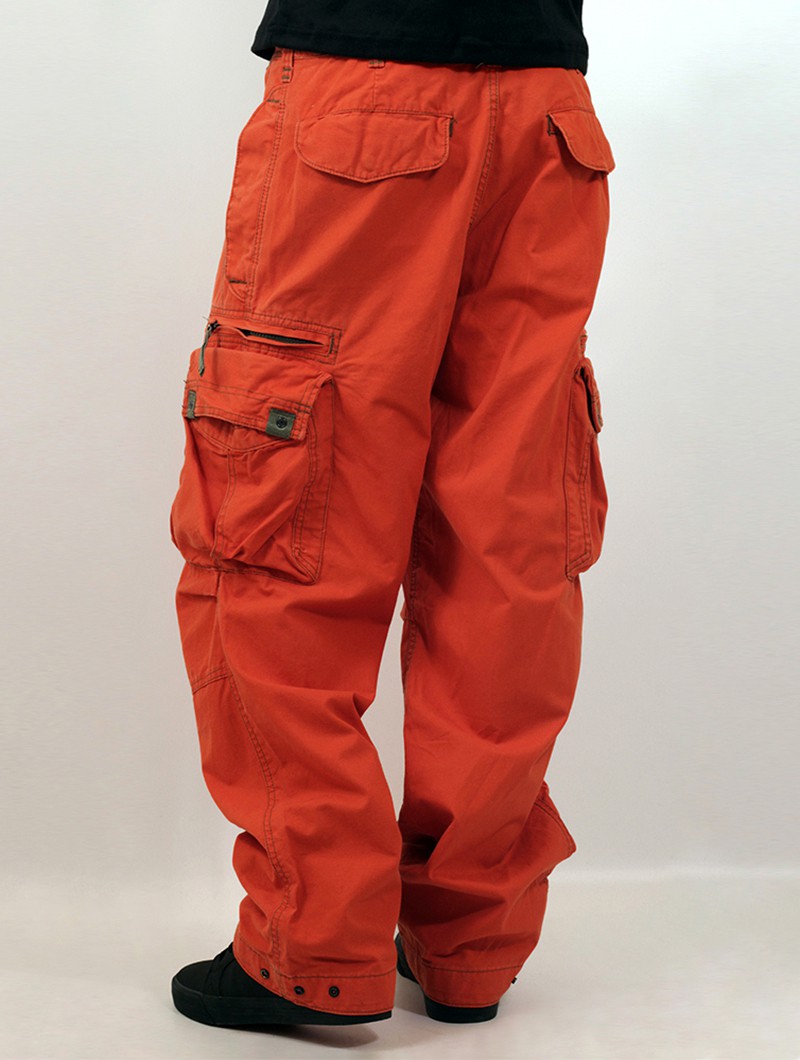 Pantalon cargo Molecule 45019, Orange