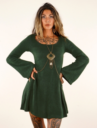 Robe patineuse \ Mse\ , Vert fort