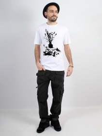 T-shirt \ Ink\ , Blanc