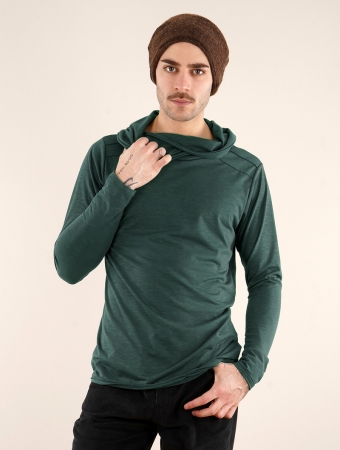T-shirt manches longues \ Mokko\ , Vert canard